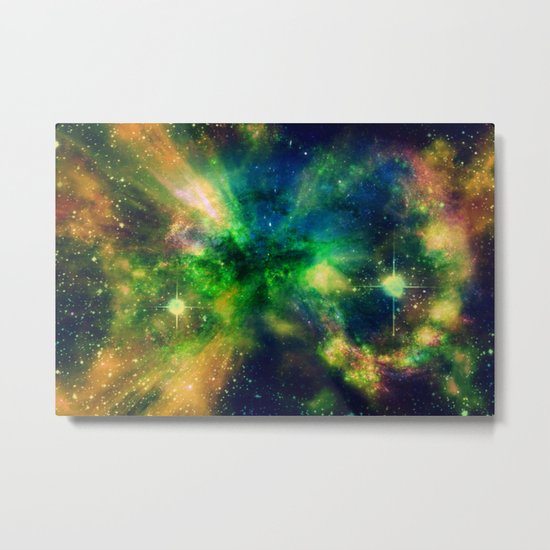 An Explosion of Color Metal Print