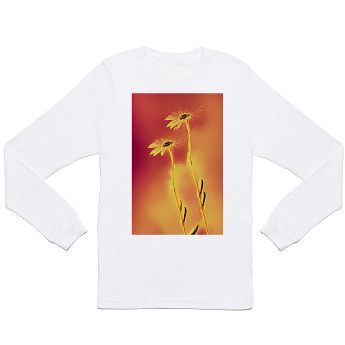 Two Daisies Long Sleeve T Shirt