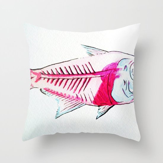 My First Water Color Throw Pillow