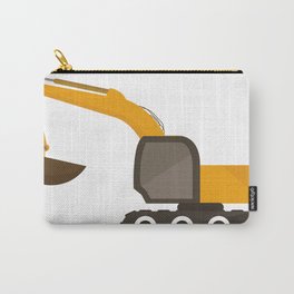 excavator Carry-All Pouch | View, Symbol, Repair, Vehicle, Vector, Transport, Mover, Logo, Service, Silhouette 