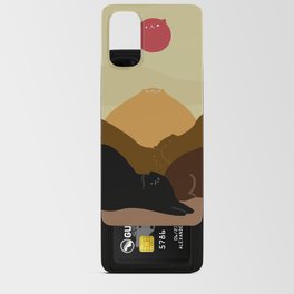 Green Sky Cat Mountains Android Card Case