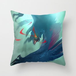 Nargacuga Hunt [Monster Hunter] Throw Pillow