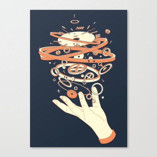 time controller Canvas Print