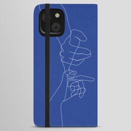 Blue Pinky Swear iPhone Wallet Case