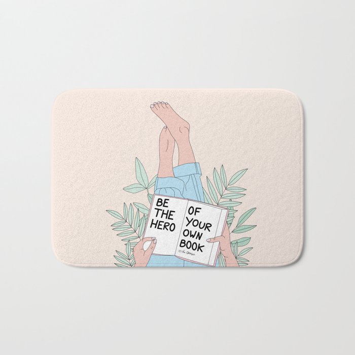 Be The Hero of Your Own Book Bath Mat
