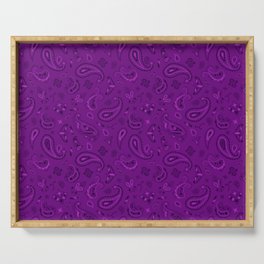 Purple Haze Bandana Serving Tray