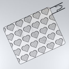 Volleyball Heart Love Picnic Blanket