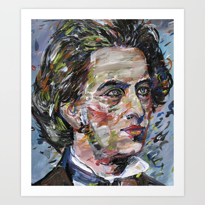 FREDERIC CHOPIN - acrylic portrait Art Print