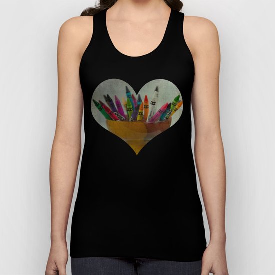 CRAYON LOVE : Addiction Unisex Tank Top