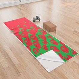 Strawberry Square Pop Yoga Towel