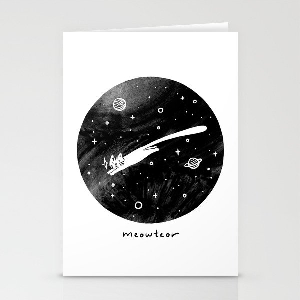 Meowteor Stationery Cards