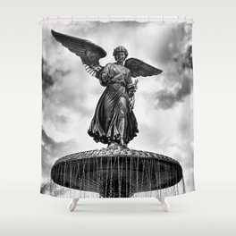 ANGEL OF THE WATERS Shower Curtain
