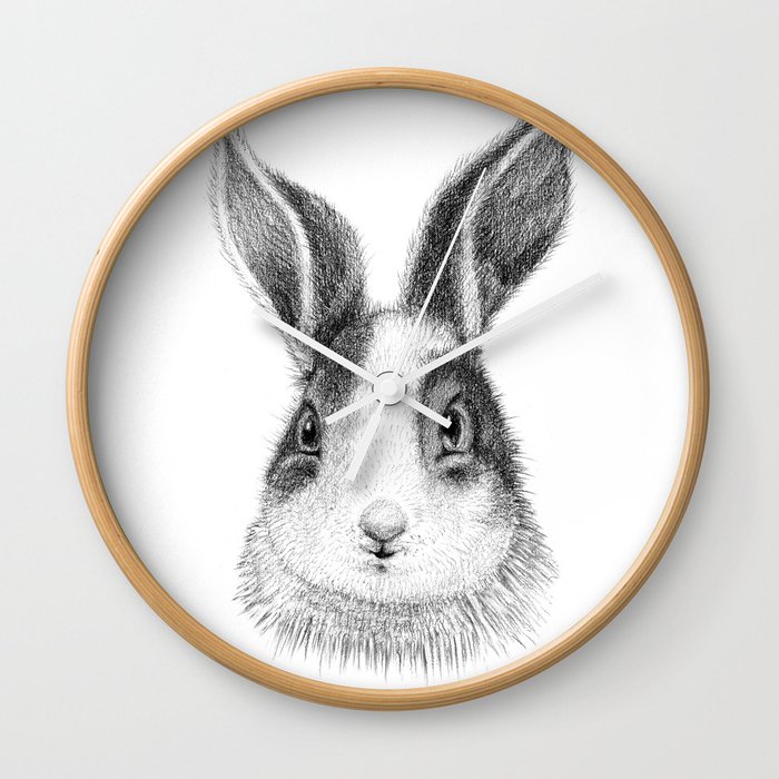 Rabbit Wall Clock