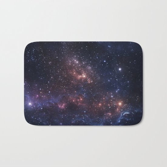 Stars and Nebula Bath Mat