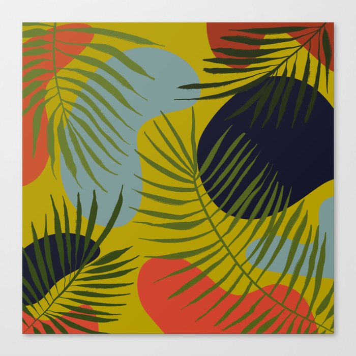 Palm Fronds III Canvas Print