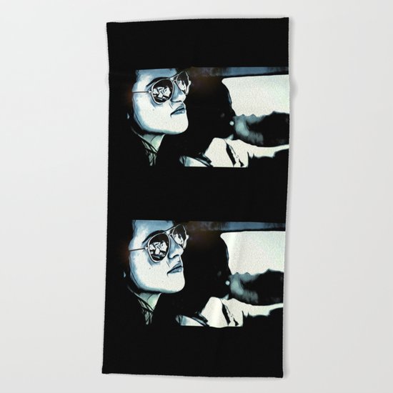 Down The Road Back Home Beach Towel