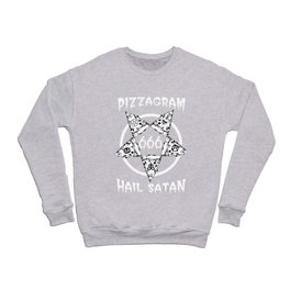 Pizza Pentagram HailSatan Crewneck Sweatshirt