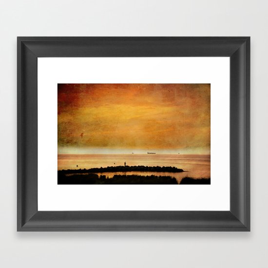 fisherman Framed Art Print