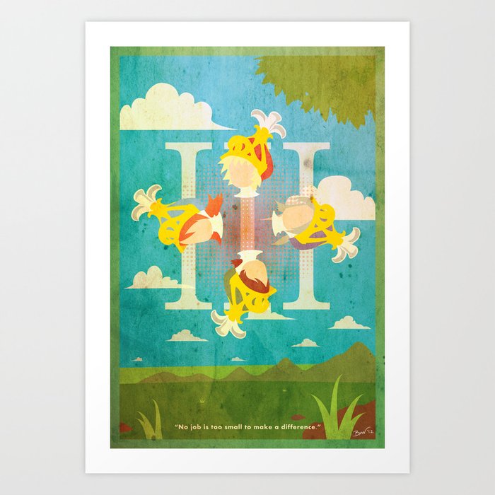 Vintage FF Poster III Art Print by buddyiris213 | Society6
