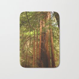 Muir Woods Walkway Badematte | Sequoia, California, Wallart, Treesgianttrees, Color, Redwoods, Apparelart, Christianeschulze, Photo, Photoart 