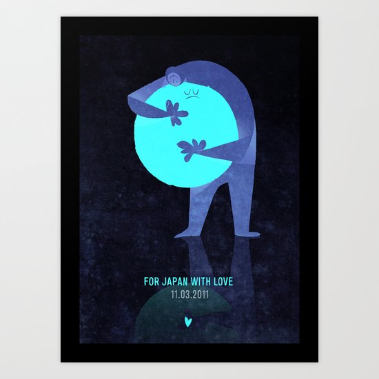 For Japan with love Art Print