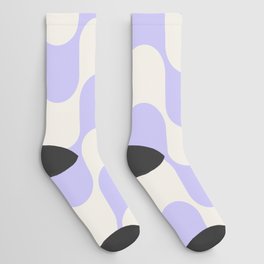 meridian midcentury_lilac + ivory Socks