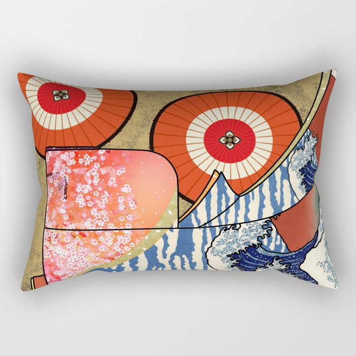 Kimono Japan Rectangular Pillow