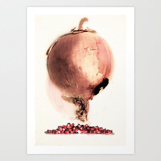 Onion story Art Print