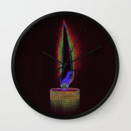 Candle Light Wall Clock