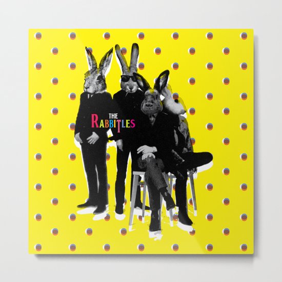 The Rabbitles Metal Print
