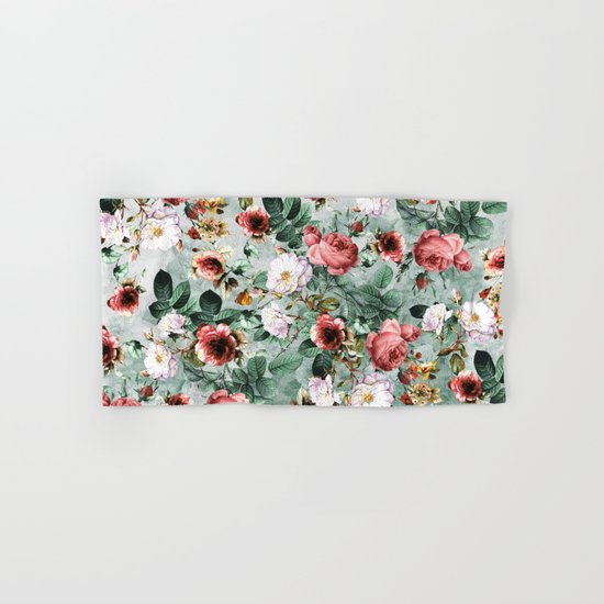 Rpe Seamless Floral Pattern I Hand & Bath Towel