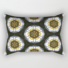 Kaleidoscope watercolors circles Rectangular Pillow