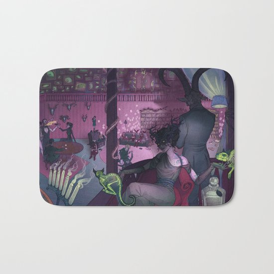 Midnight Cabaret Bath Mat