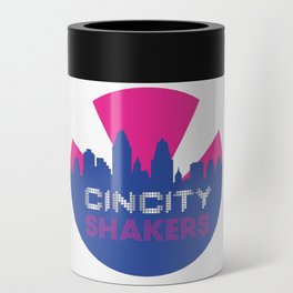 CinCity Shaker Circle Logo Can Cooler