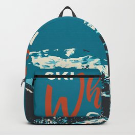 Ski Whistler Canada Backpack | Snow, Skiposter, Graphicdesign, Mountain, Winterolympics, Whistler, Vintage, Winter, Bc, Olympics 