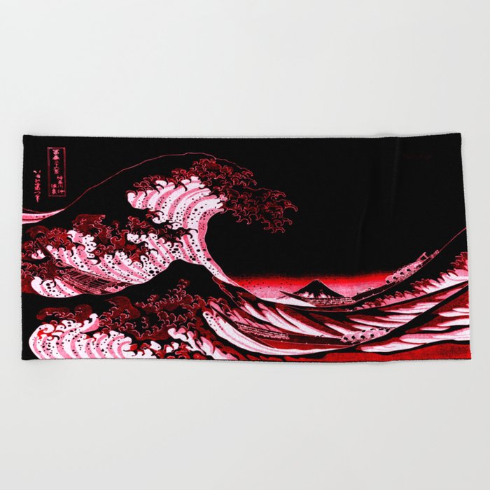 Red and deals black beach towels