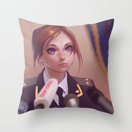 Natalia Poklonskaya Throw Pillow