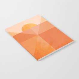 Abstraction_SUNRISE_SUNSET_DAWN_RED_NATURE_POP_ART_0527A Notebook