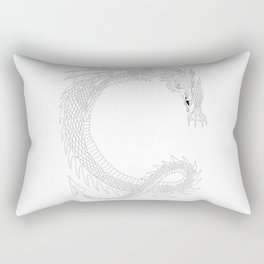 Crawling Dragon Rectangular Pillow