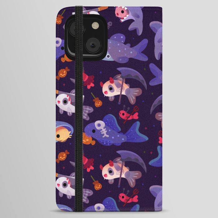 Spooky Cory cats iPhone Wallet Case