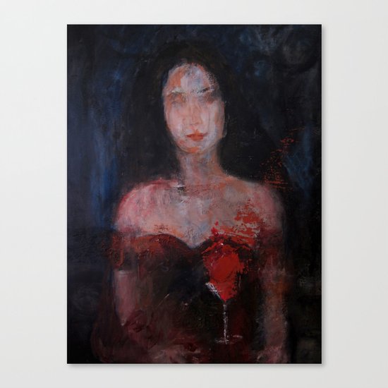 turandot; sketch study Canvas Print