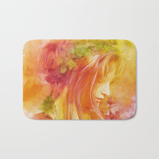 Autumn leaves Bath Mat