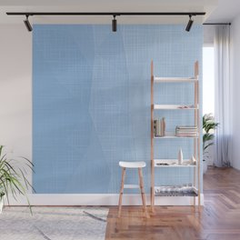 A Touch Of Indigo Soft Geometric Minimalist Wall Mural