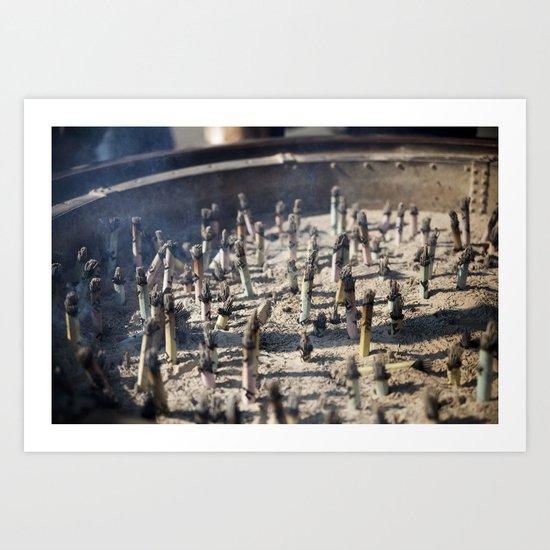 Incense Art Print