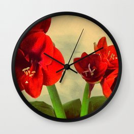 My Christmas flower Wall Clock