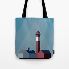 Northern landscape, minimalist illustration, nordic style, Sweden, Finland, Norway, Denmark Tote Bag