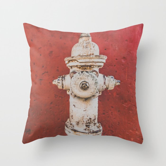 Red Tap Throw Pillow