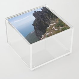 Sunny Aj-Petri Mountain top view , Crimea, summer Acrylic Box