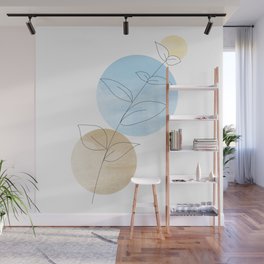Rounds and flora Wall Mural