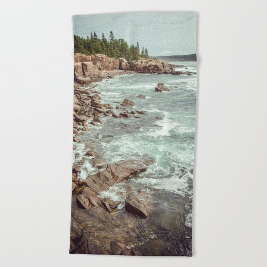 Swirling Sea Beach Towel